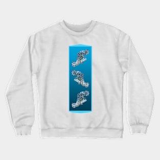 Young grouper | Underwater design on a blue gradient background | Crewneck Sweatshirt